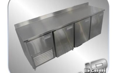 Stainless Steel Door Underbar Fridge